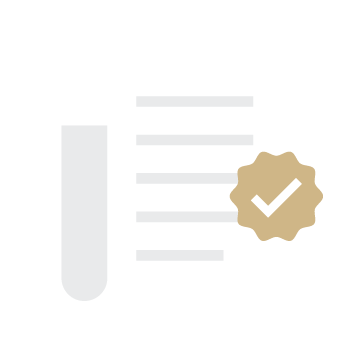 Paper forms with checkmark